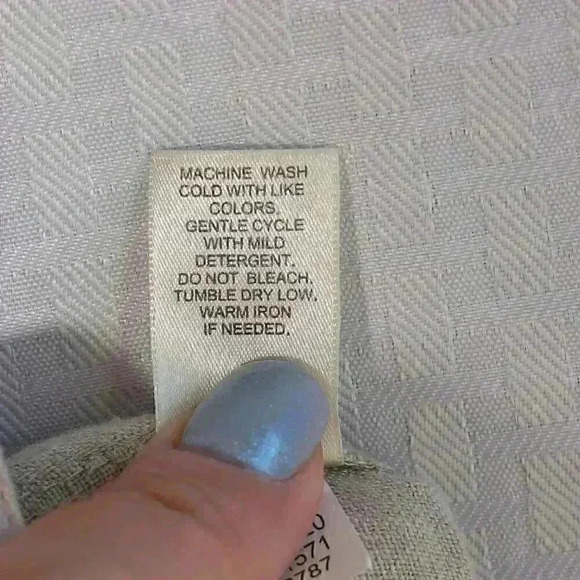 J. Jill Size 14 100% Linen cream wide leg color cuffed pants - Picture 10 of 13